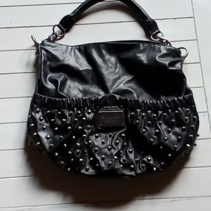 Simply Vera Wang all leather studded bag in very good condition